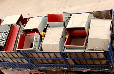 陜西礦山煤礦訂購的刮板輸送機發(fā)貨